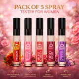5 Perfume Samples Tester For Women