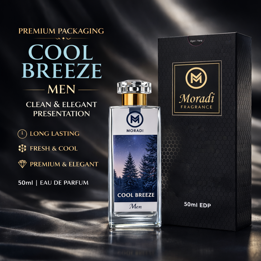Cool Breeze Perfume | Fresh & Aquatic Fragrance – Moradi