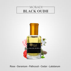Moradi Black Oudh Attar for Men Long Lasting Perfume Fragrance Oil